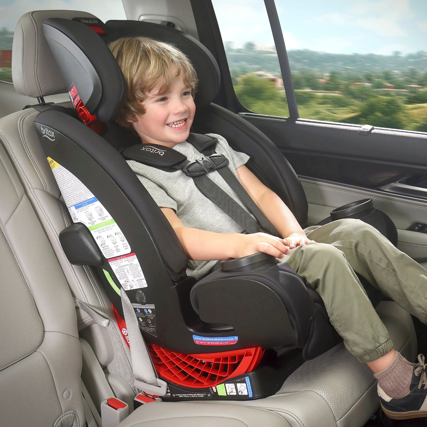Britax Car Seats - Convertible Britax One4Life All-in-One Car Seat with ClickTight Installation + SafeWash Fabrics