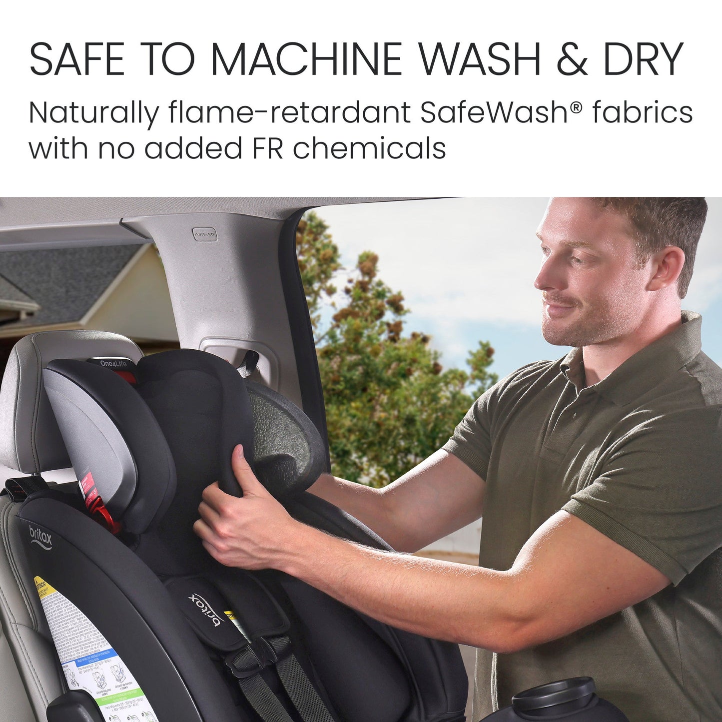 Britax Car Seats - Convertible Britax One4Life All-in-One Car Seat with ClickTight Installation + SafeWash Fabrics