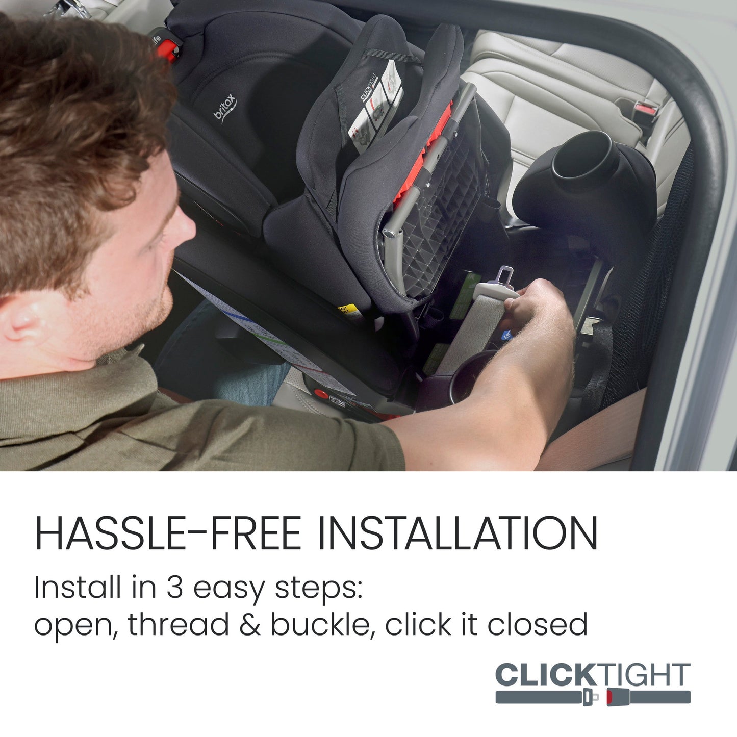 Britax Car Seats - Convertible Britax One4Life All-in-One Car Seat with ClickTight Installation + SafeWash Fabrics
