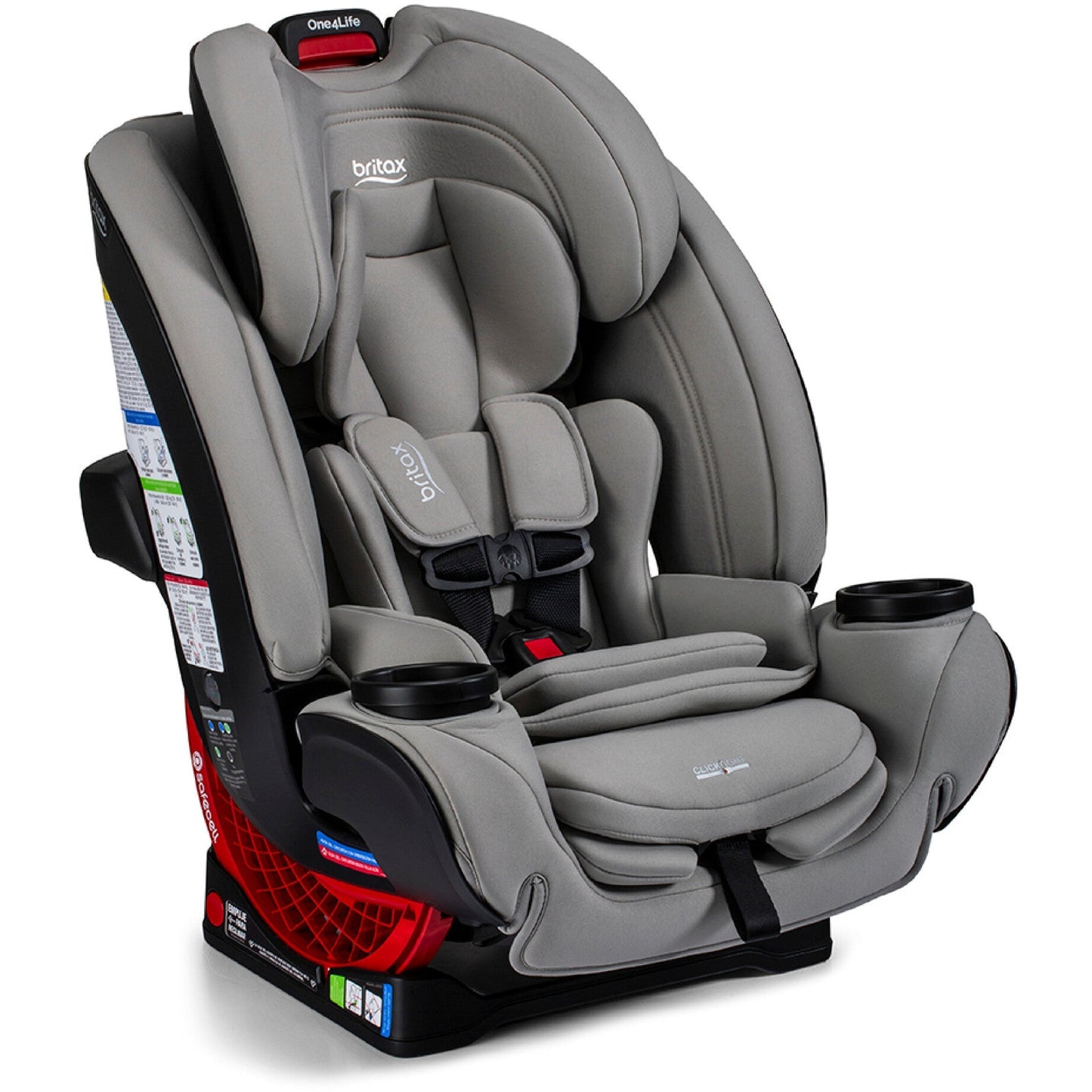 Britax Car Seats - Convertible Mineral Gray Britax One4Life All-in-One Car Seat with ClickTight Installation + SafeWash Fabrics