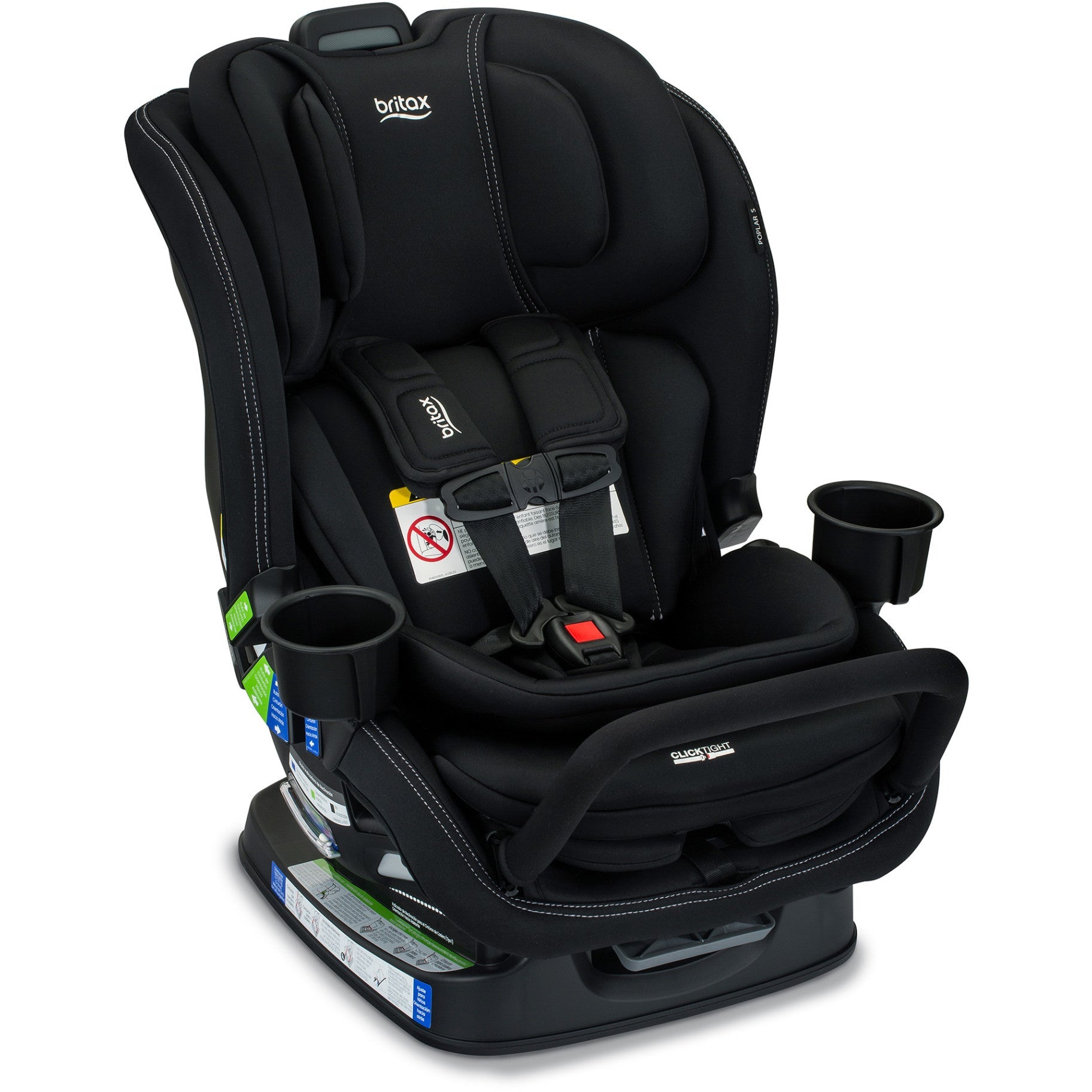 Britax Car Seats - Convertible Onyx Britax Poplar S Convertible 2-in-1 Car Seat with ClickTight