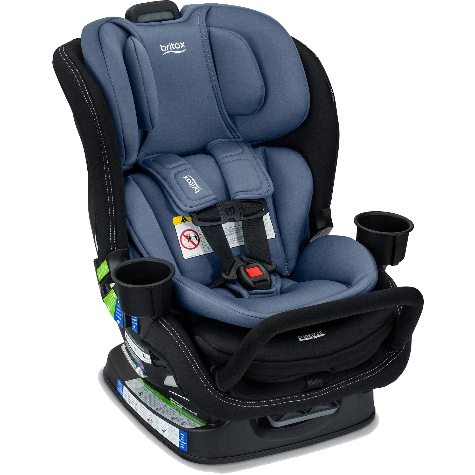 Britax Car Seats - Convertible Arctic Onyx Britax Poplar S Convertible 2-in-1 Car Seat with ClickTight