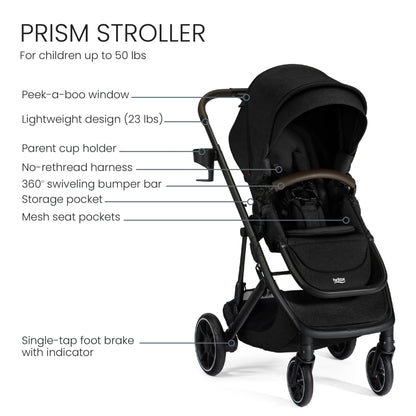Britax Strollers - Single Britax Prism Full-Size Modular Stroller