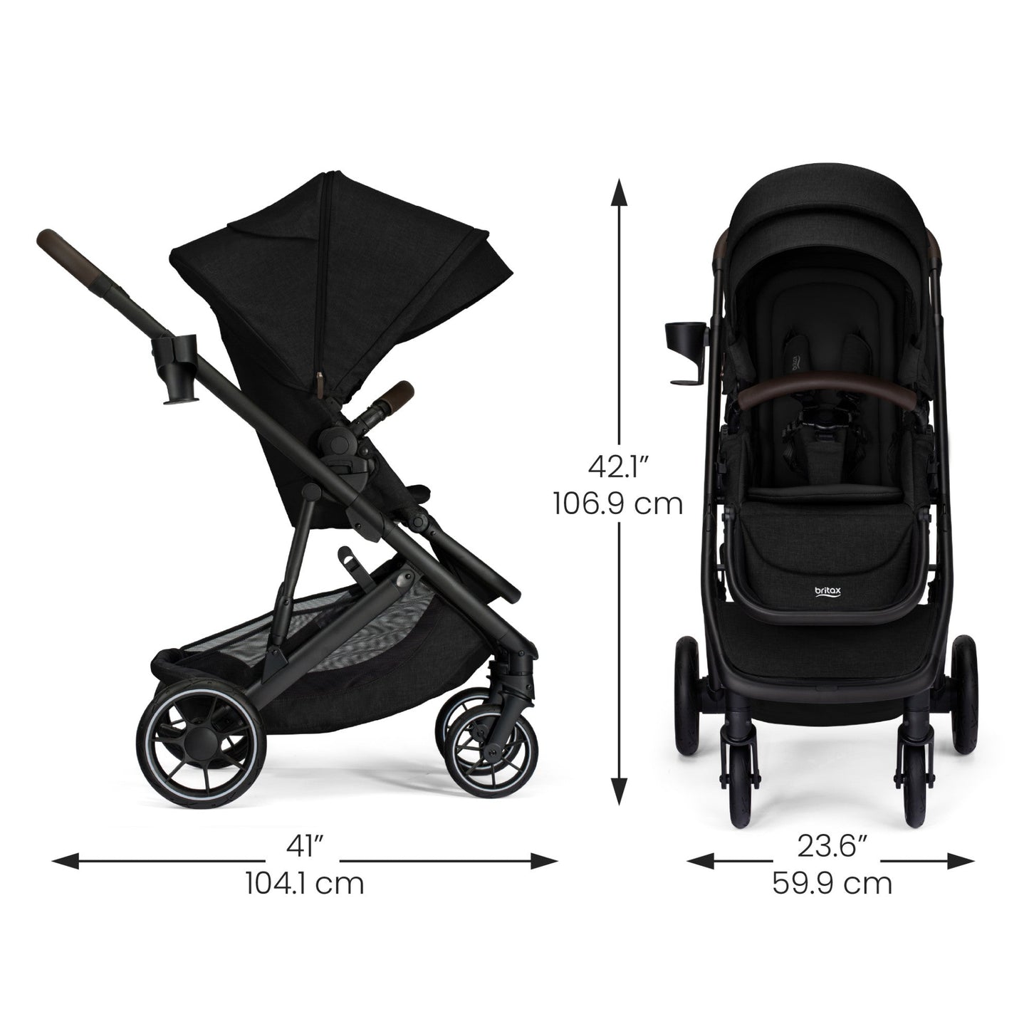 Britax Strollers - Single Britax Prism Full-Size Modular Stroller