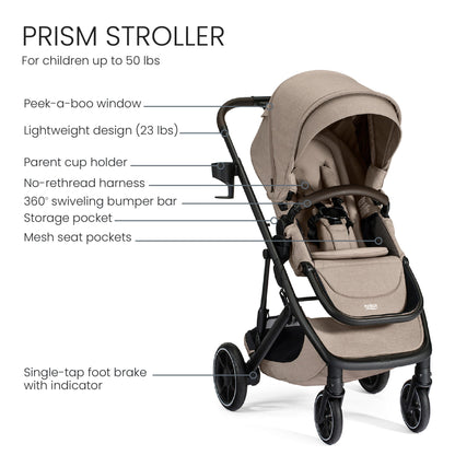 Britax Strollers - Single Britax Prism Full-Size Modular Stroller