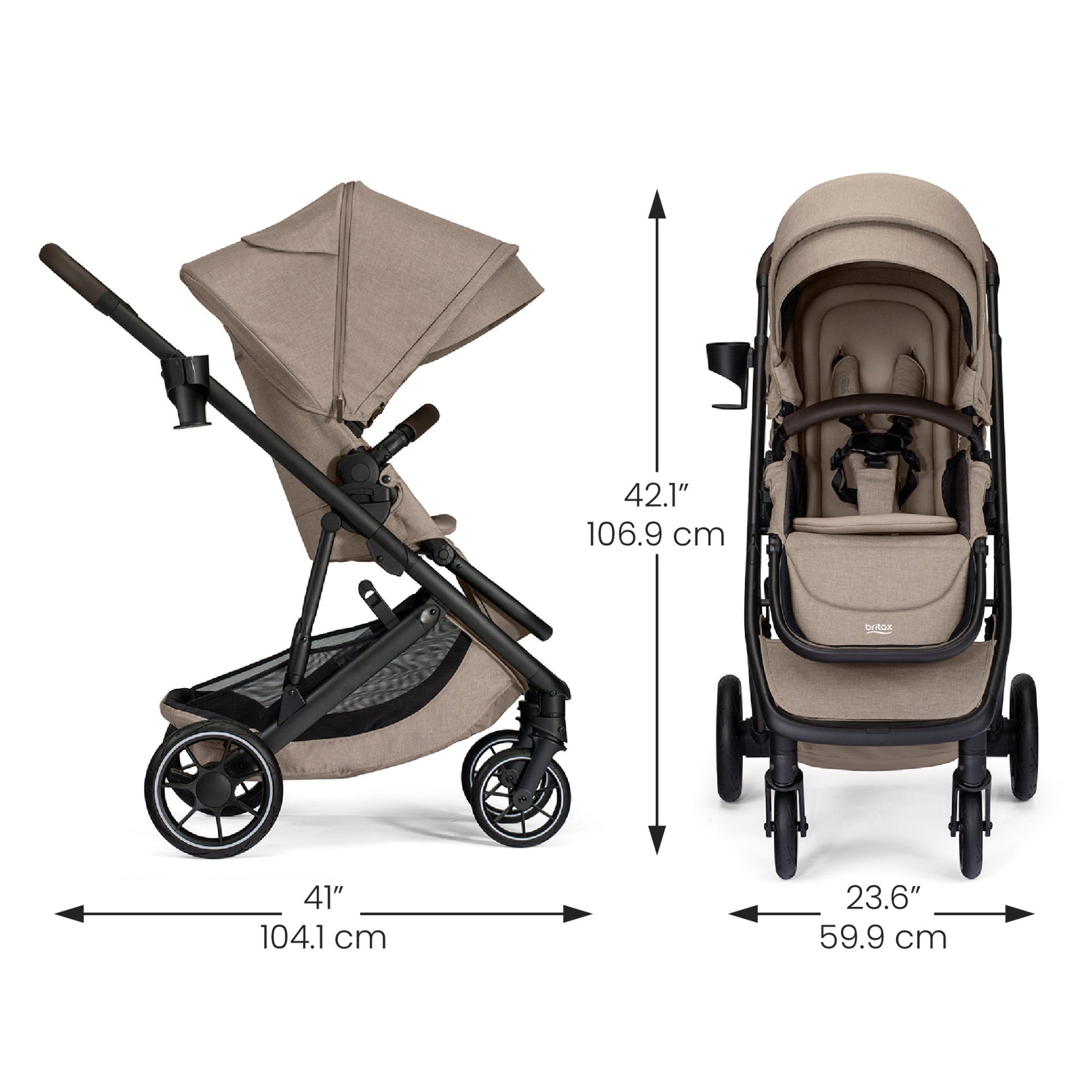 Britax Strollers - Single Britax Prism Full-Size Modular Stroller
