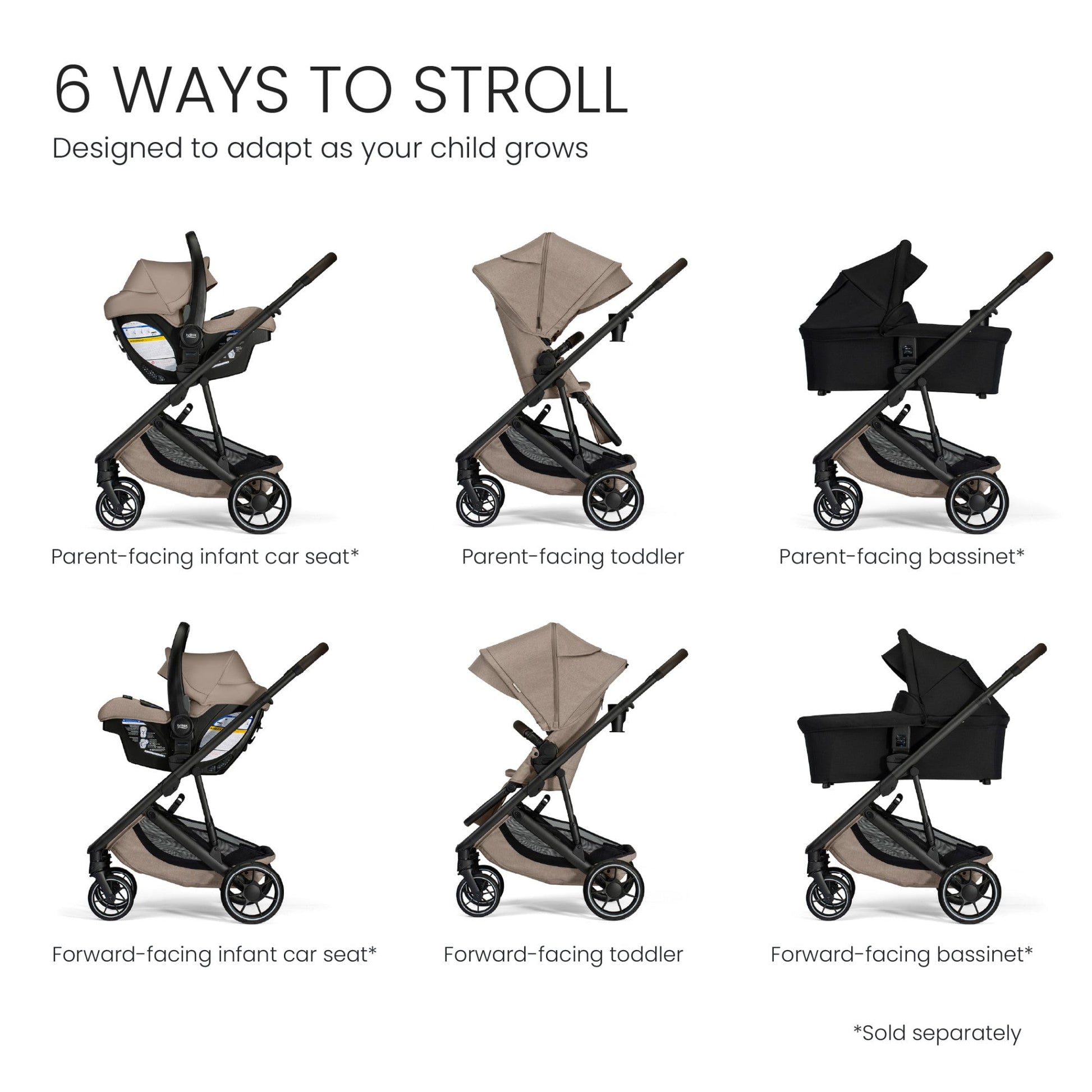 Britax Strollers - Single Britax Prism Full-Size Modular Stroller