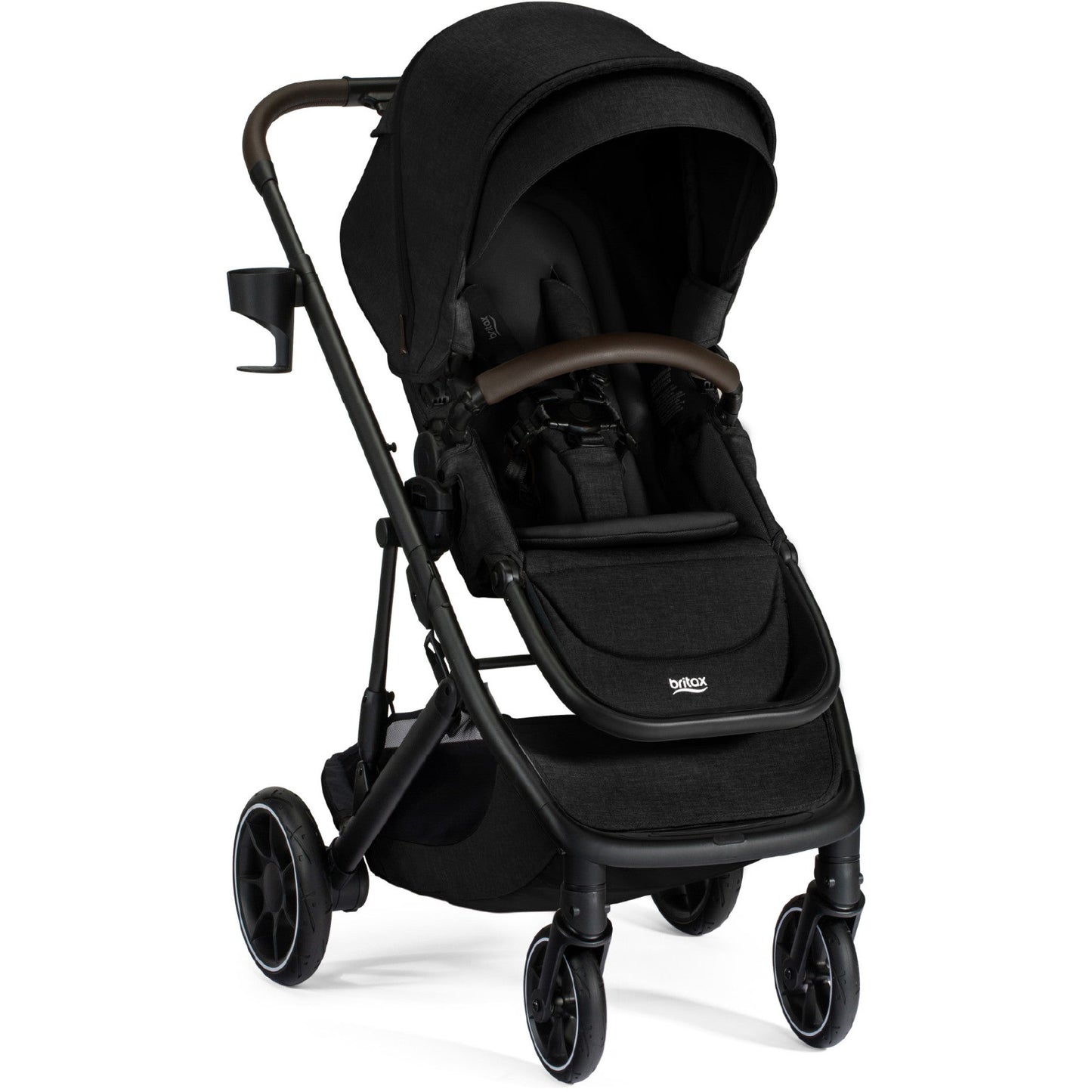Britax Strollers - Single Raven Black Britax Prism Full-Size Modular Stroller