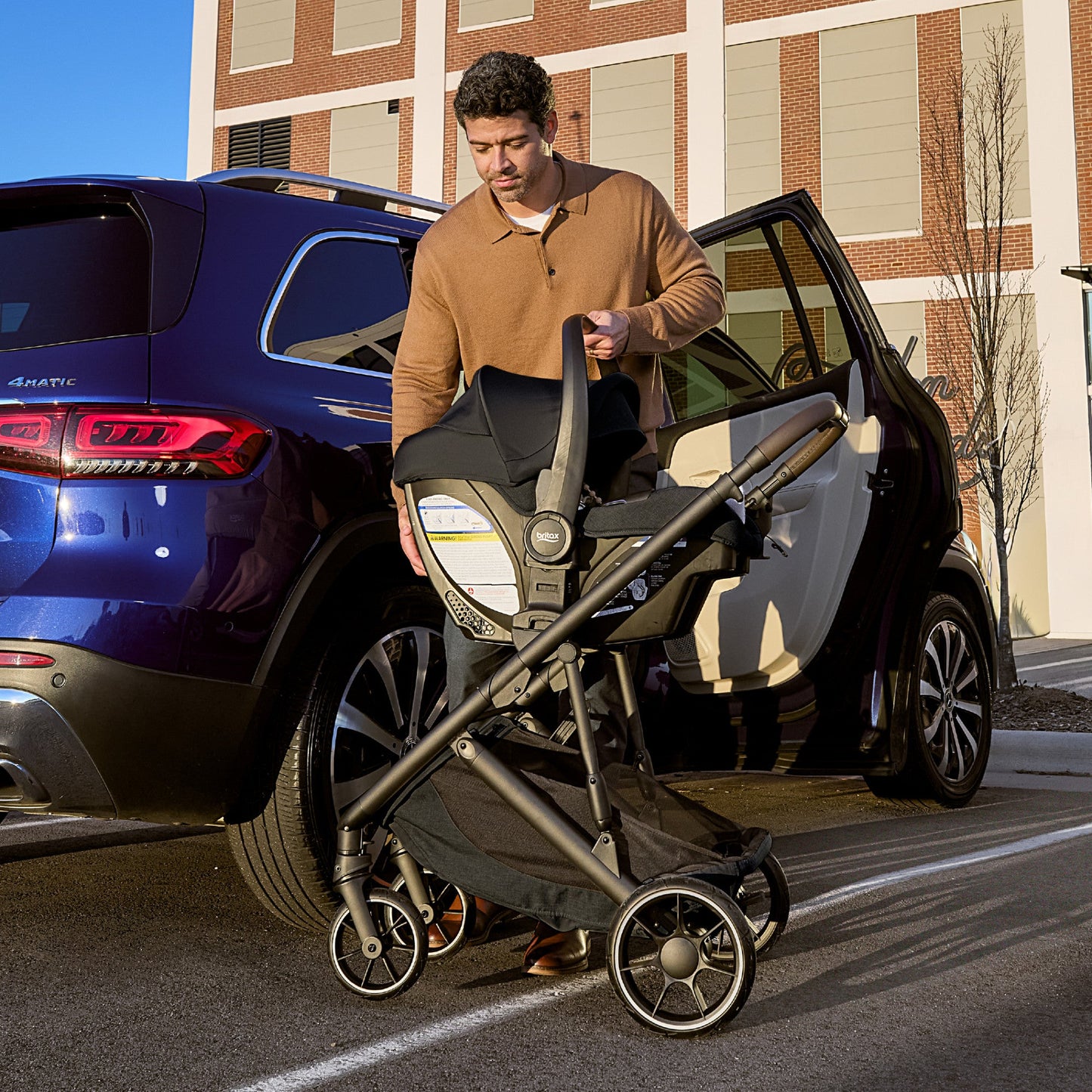 Britax Strollers - Travel Systems Britax Prism Full-Size Travel System with Willow S Infant Car Seat + Alpine Base