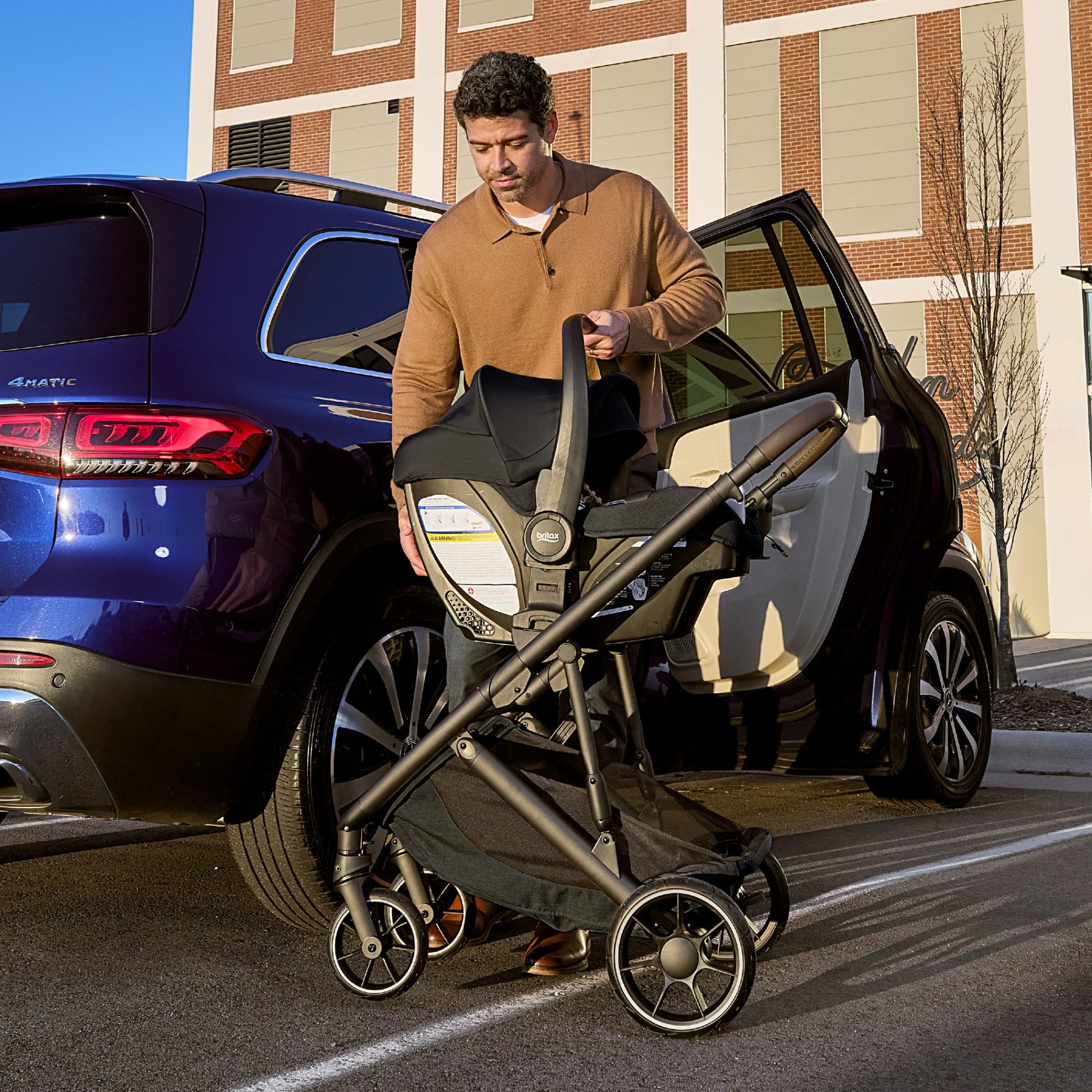 Britax Strollers - Travel Systems Britax Prism Full-Size Travel System with Willow S Infant Car Seat + Alpine Base