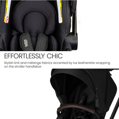 Britax Strollers - Travel Systems Britax Prism Full-Size Travel System with Willow S Infant Car Seat + Alpine Base