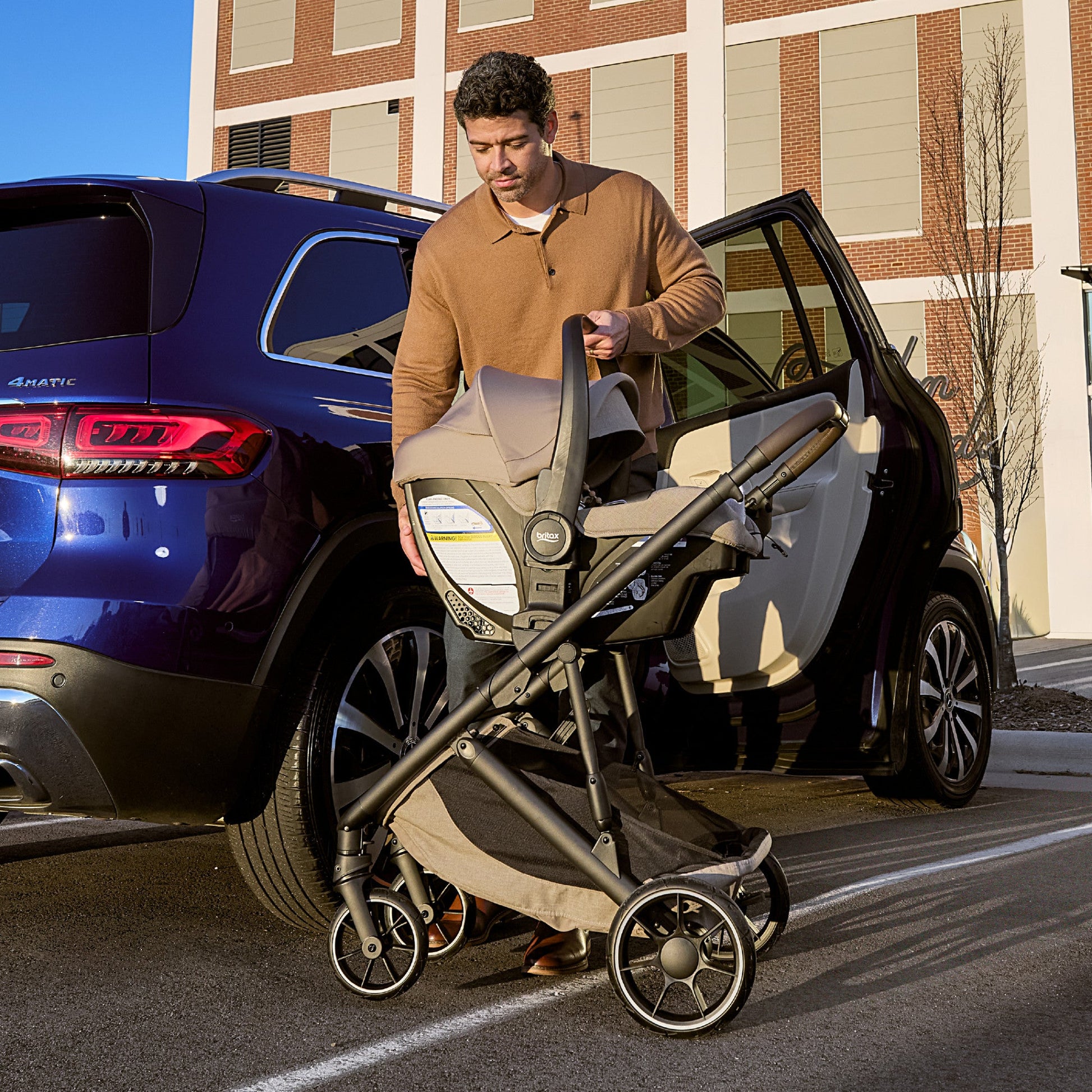 Britax Strollers - Travel Systems Britax Prism Full-Size Travel System with Willow S Infant Car Seat + Alpine Base