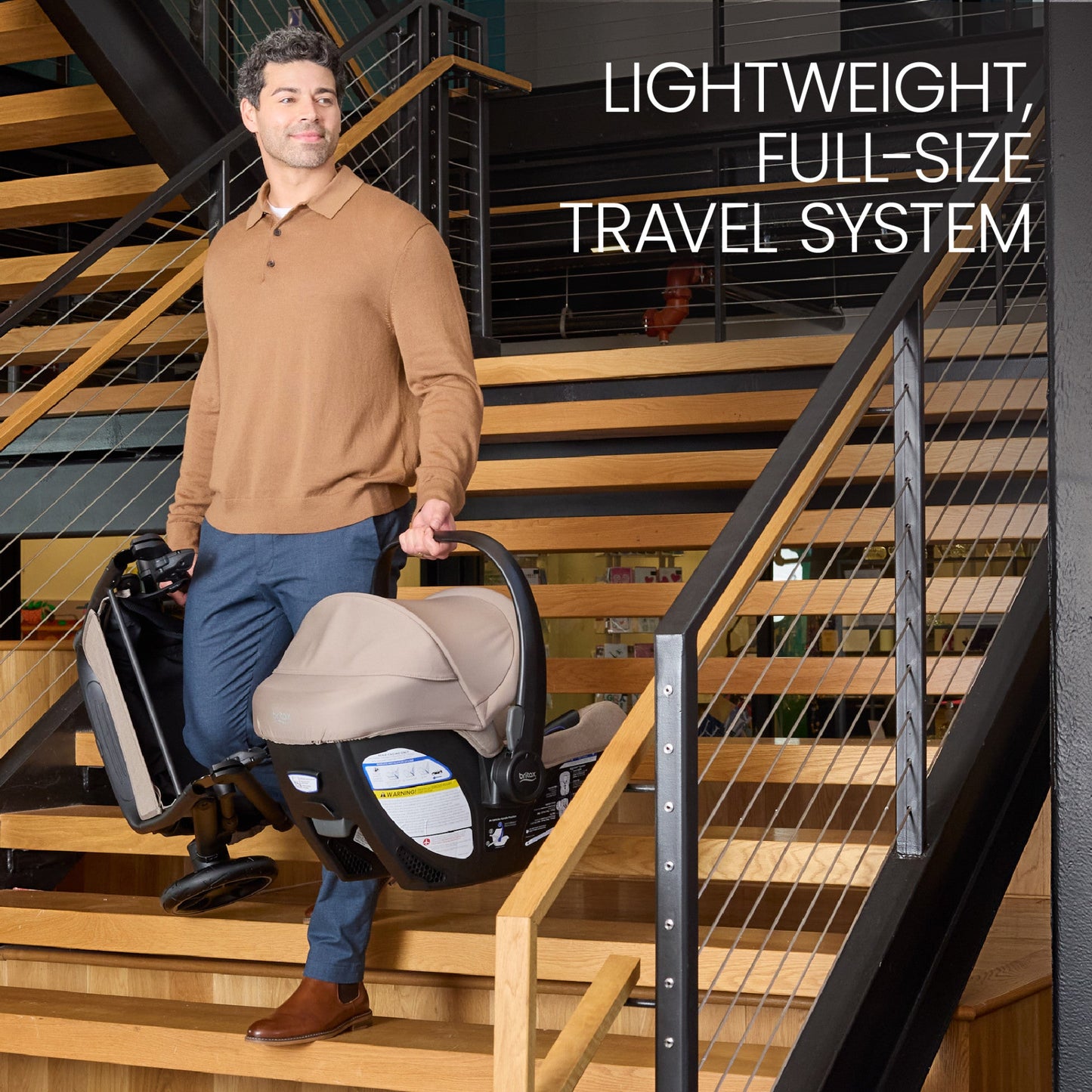 Britax Strollers - Travel Systems Britax Prism Full-Size Travel System with Willow S Infant Car Seat + Alpine Base