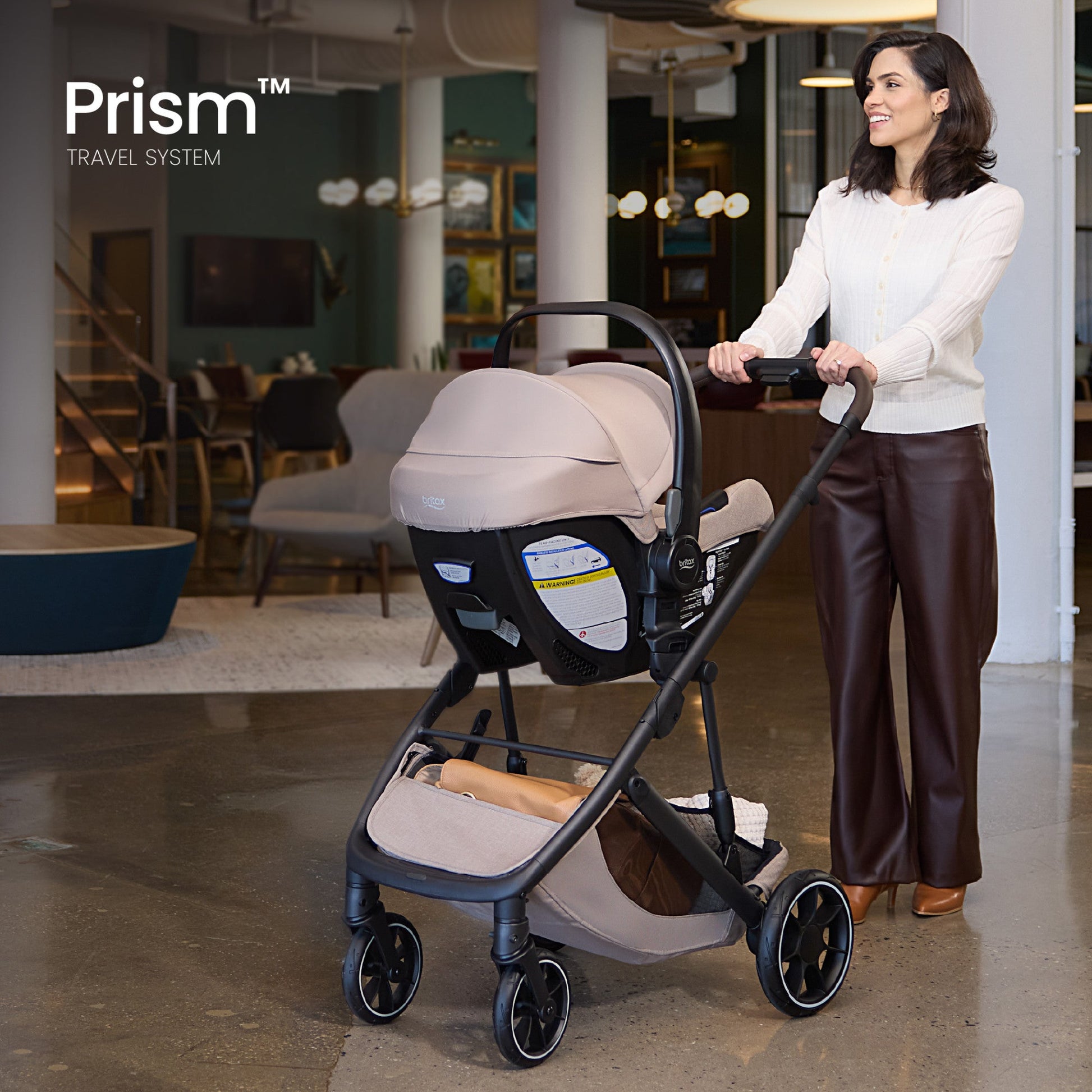 Britax Strollers - Travel Systems Britax Prism Full-Size Travel System with Willow S Infant Car Seat + Alpine Base