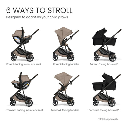 Britax Strollers - Travel Systems Britax Prism Full-Size Travel System with Willow S Infant Car Seat + Alpine Base