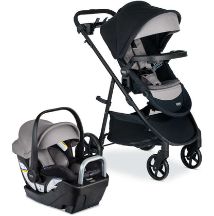 Britax Strollers - Travel Systems Graphite Onyx Britax Willow Brook S+ Travel System