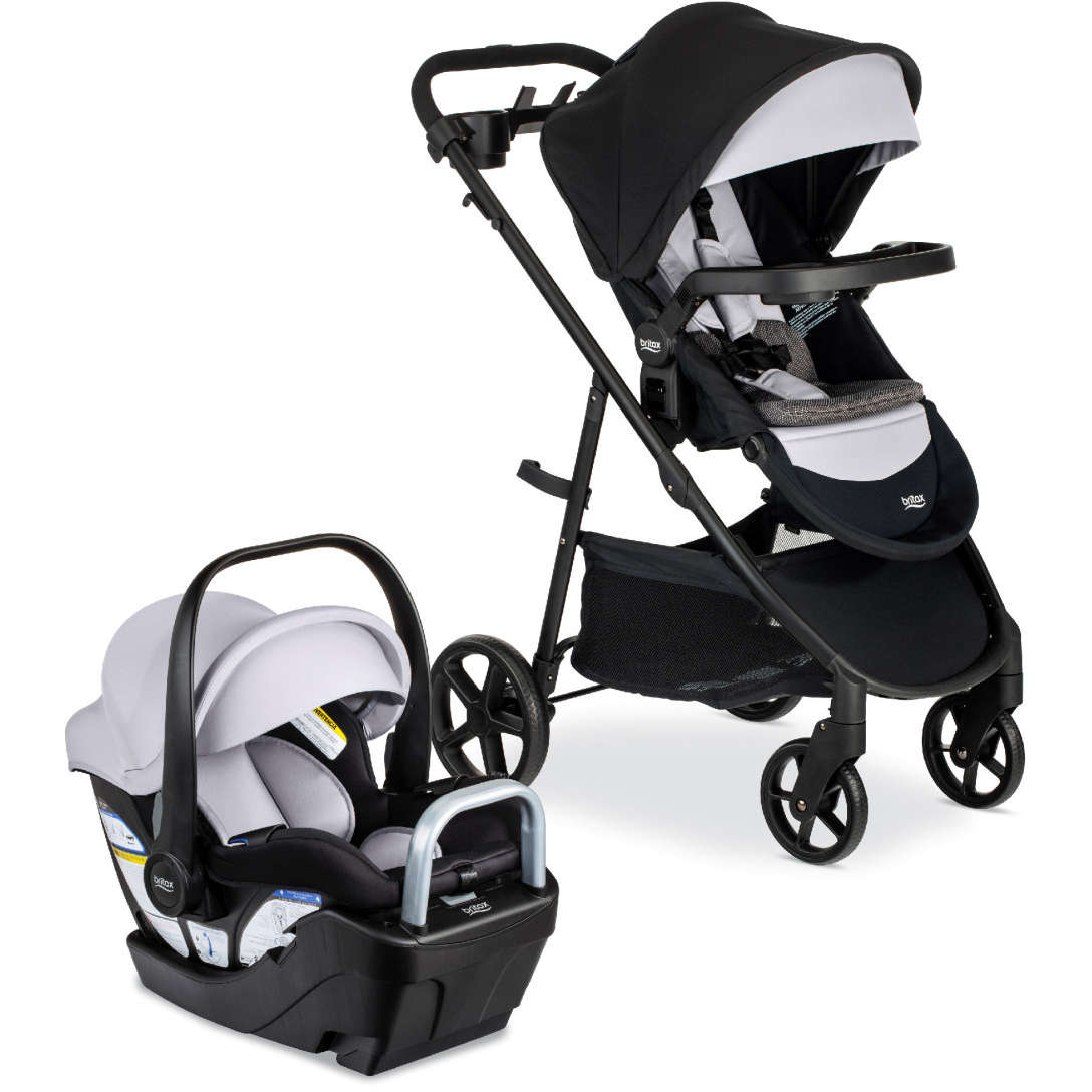 Britax Strollers - Travel Systems Glacier Onyx Britax Willow Brook S+ Travel System