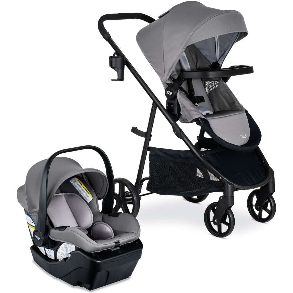 Britax Strollers - Travel Systems Graphite Glacier Britax Willow Brook Travel System