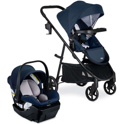 Britax Strollers - Travel Systems Navy Glacier Britax Willow Brook Travel System