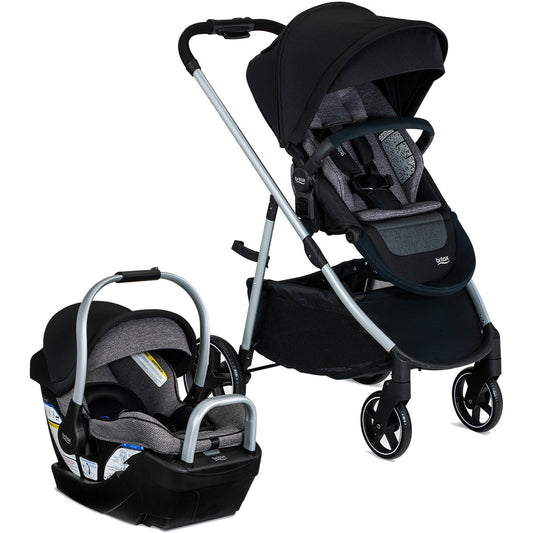 Britax Strollers - Travel Systems Pindot Onyx Britax Willow Grove Travel System