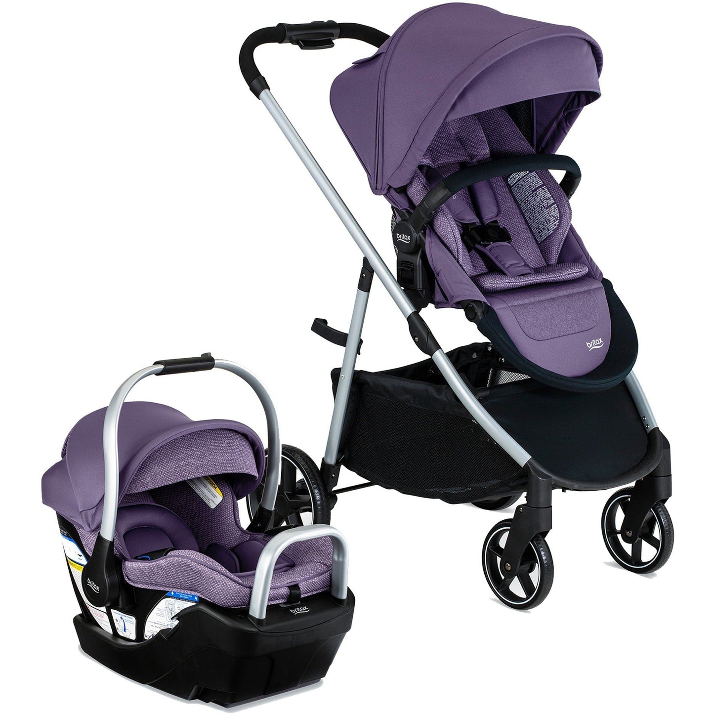 Britax Strollers - Travel Systems Pindot Iris Britax Willow Grove Travel System