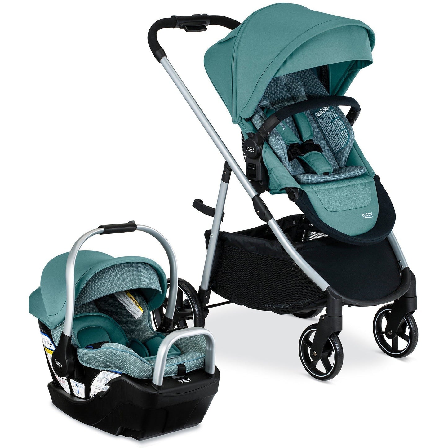 Britax Strollers - Travel Systems Pindot Jade Britax Willow Grove Travel System