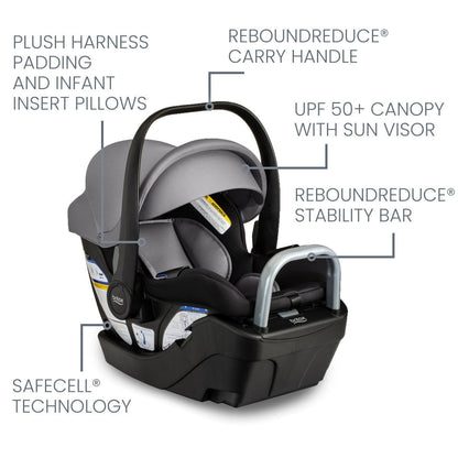 Britax Car Seats - Infant Britax Willow S Infant Car Seat + Alpine Base