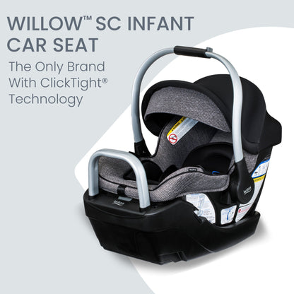 Britax Car Seats - Infant Britax Willow SC Infant Car Seat with Alpine Base