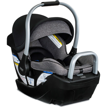 Britax Car Seats - Infant Pindot Onyx Britax Willow SC Infant Car Seat with Alpine Base