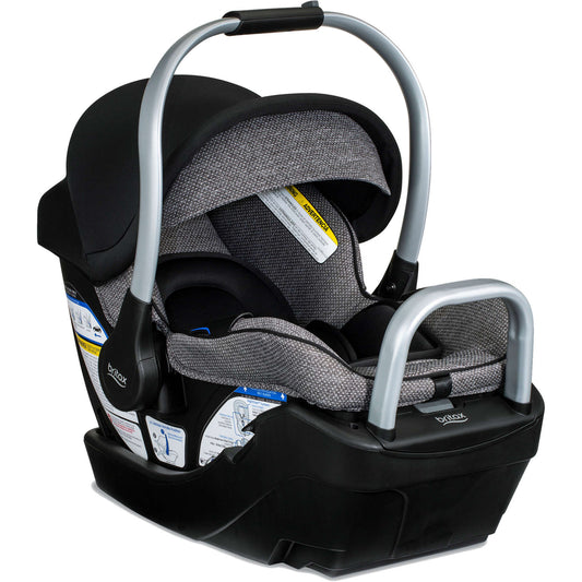 Britax Car Seats - Infant Pindot Onyx Britax Willow SC Infant Car Seat with Alpine Base
