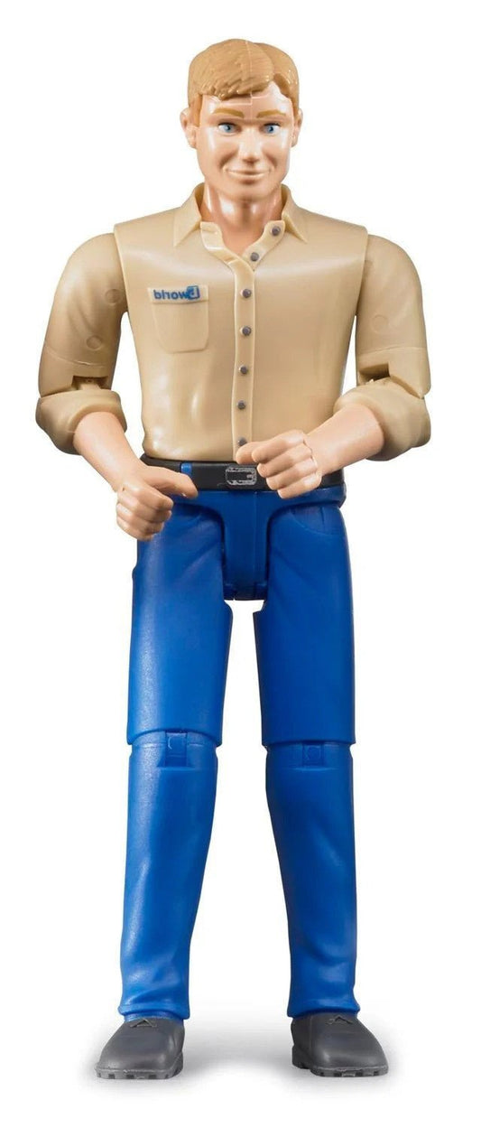 Bruder Light Skin Man / Dark Blue Jeans