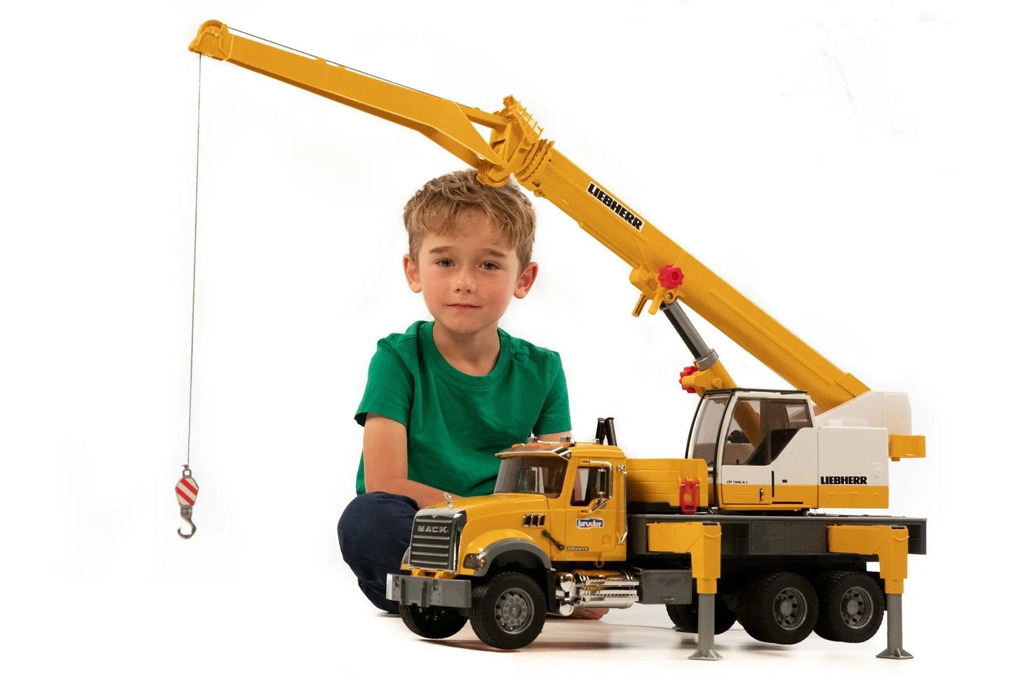 Bruder MACK Granite Liebherr Crane Truck