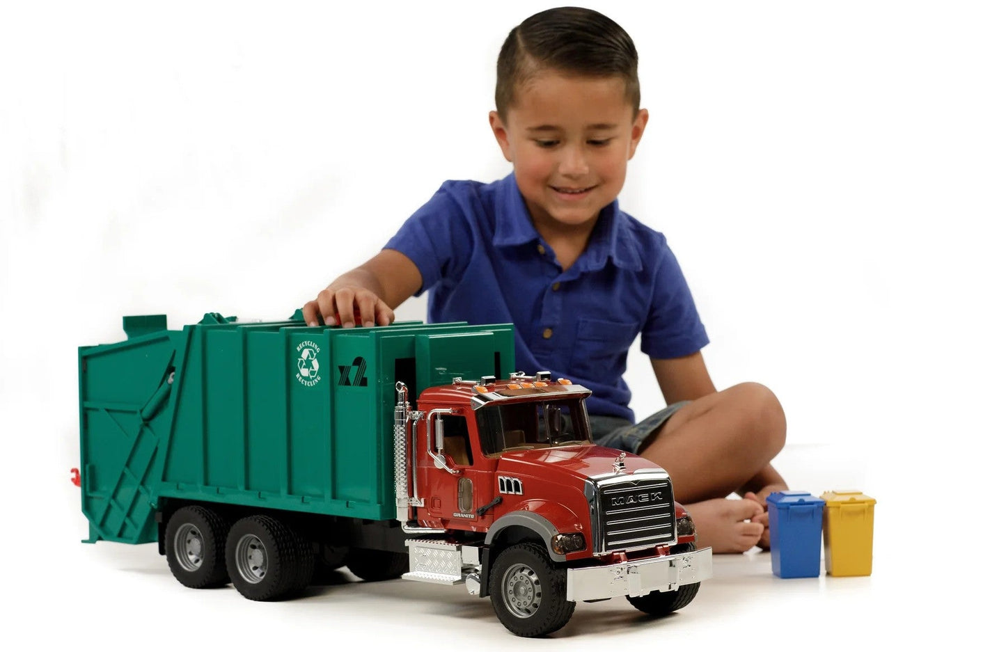 Bruder Toys America Play Vehicles Bruder MACK Granite Rear Loading Garbage Truck