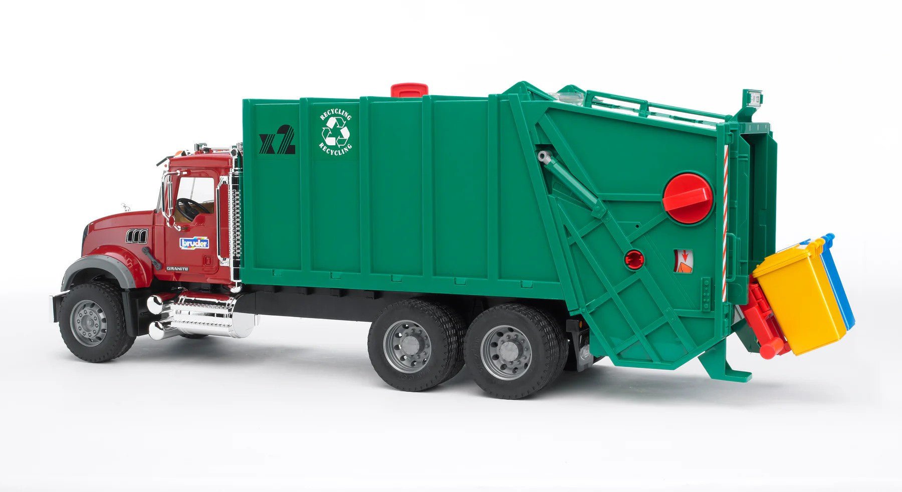 Bruder Toys America Play Vehicles Bruder MACK Granite Rear Loading Garbage Truck
