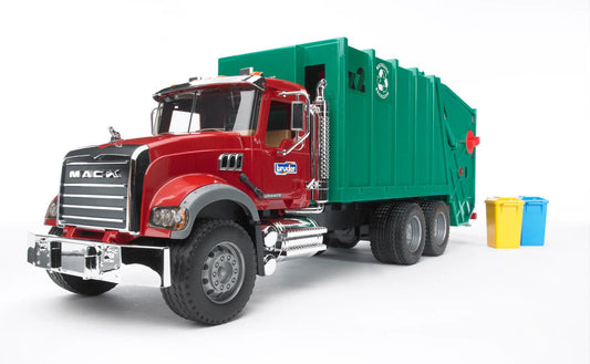 Bruder Toys America Play Vehicles Bruder MACK Granite Rear Loading Garbage Truck