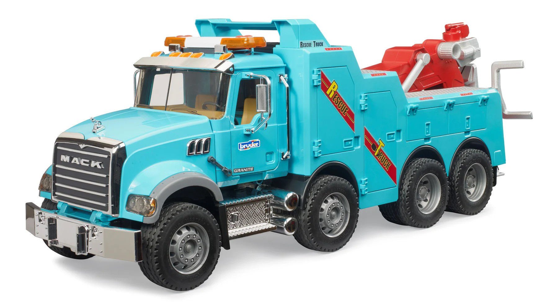 Bruder Mack Granite Recovery and Towing Truck with Light and Sound Module