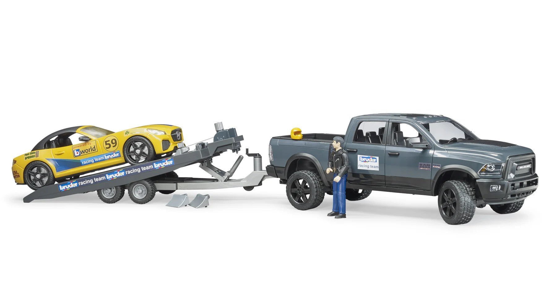 Bruder Ram 2500 Power Pickup w/ Roadster Racing Team