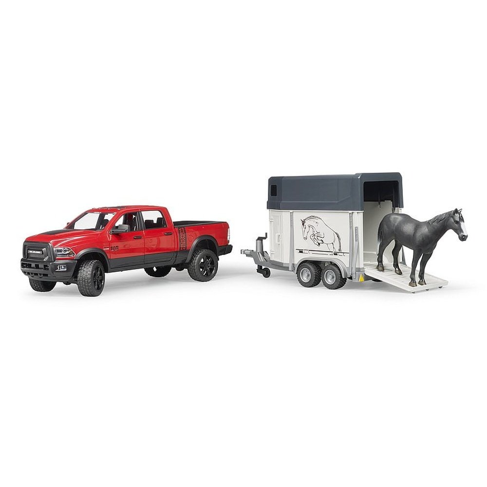 Bruder RAM Truck w/Trailer & Horse