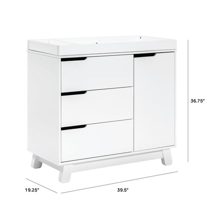 Babyletto Hudson 3-Drawer Changer Dresser with Removable Changing Tray