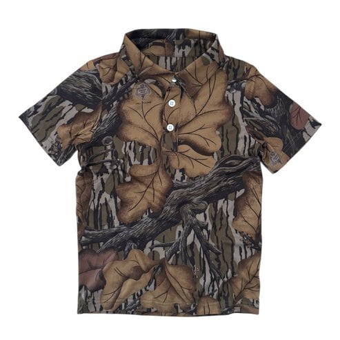 Buck Brothers Mossy Oak Fall Foliage / 2 Toddler Buck Brothers CoolShade Scottie Polo - Mossy Oak Fall Foliage