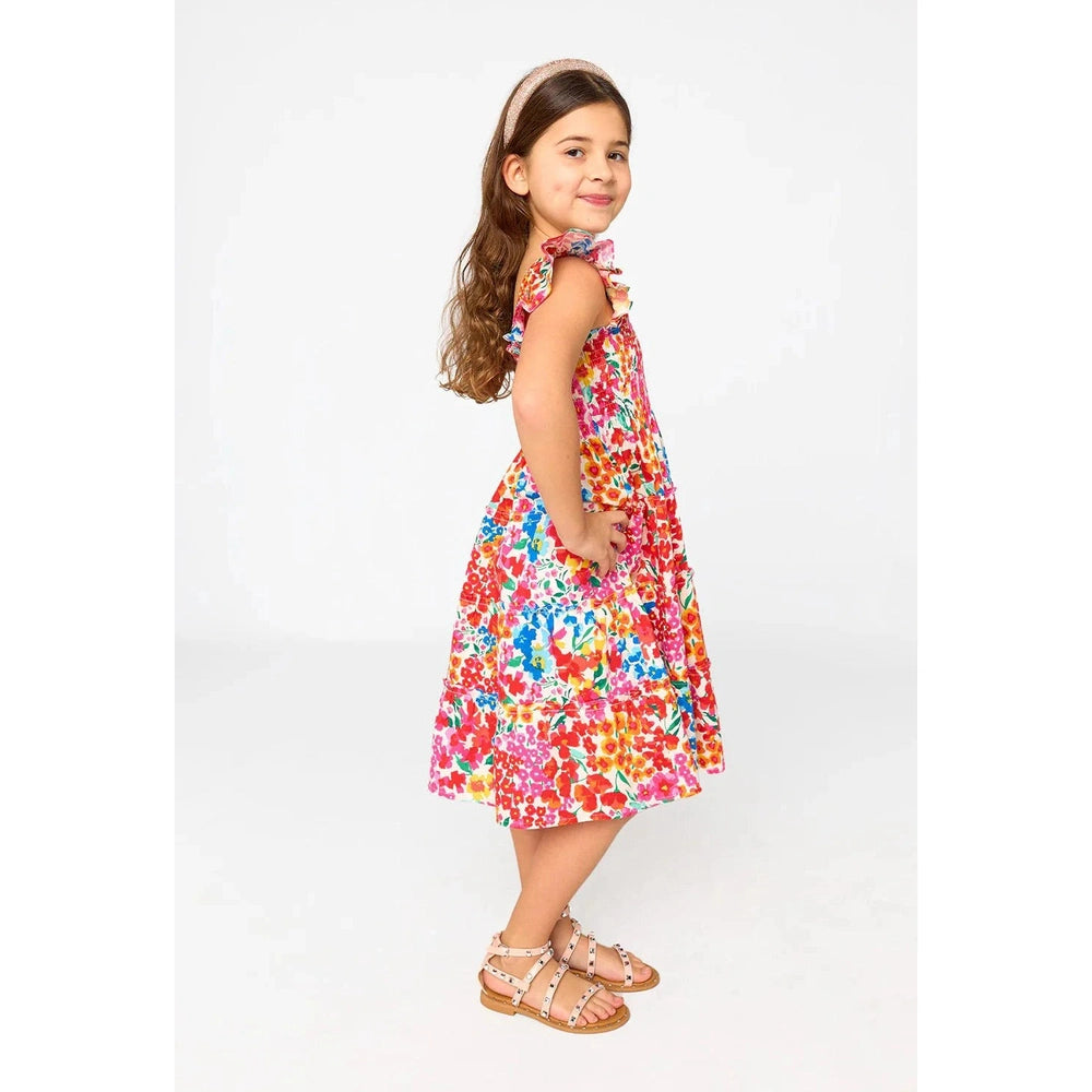 BuddyLove Nori Girls Dress - Berry Blue