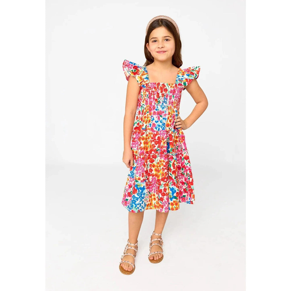 BuddyLove Nori Girls Dress - Berry Blue