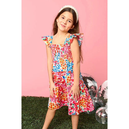 BuddyLove Nori Girls Dress - Berry Blue