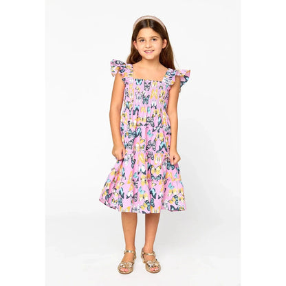 BuddyLove Nori Girls Dress - Feelin' Butterflies
