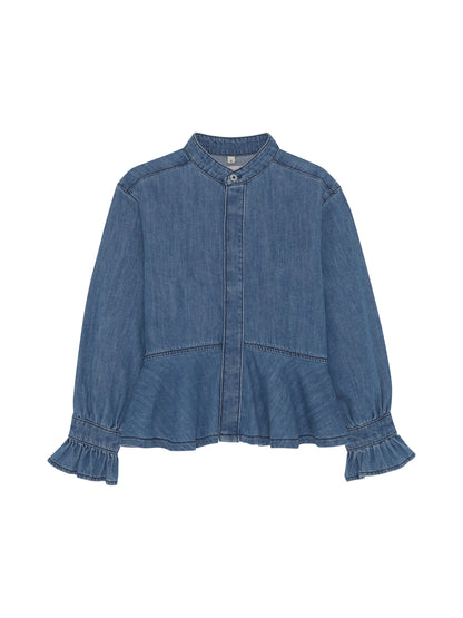 DL1961DL1961 Girls Simona Top - Blue Dream ChambrayBabysupermarket