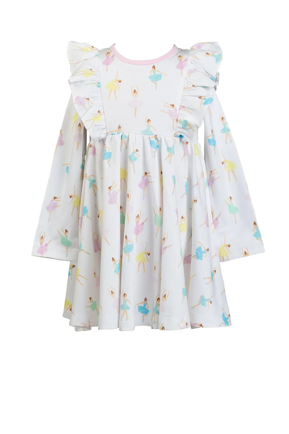 Proper Peony Long Sleeve Twirl Dress - Tutu