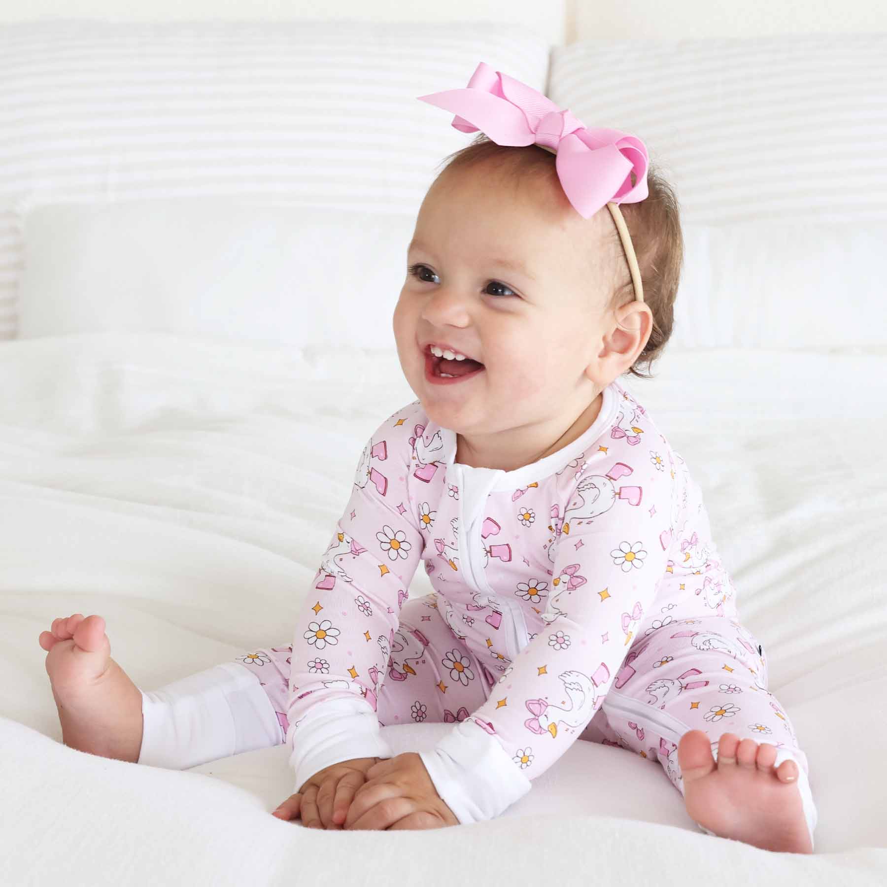 Caden LaneCaden Lane Girls Silly Goose Convertible Zip RomperBabysupermarket