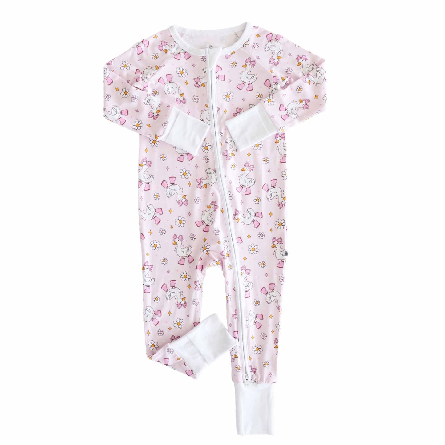 Caden LaneCaden Lane Girls Silly Goose Convertible Zip RomperBabysupermarket