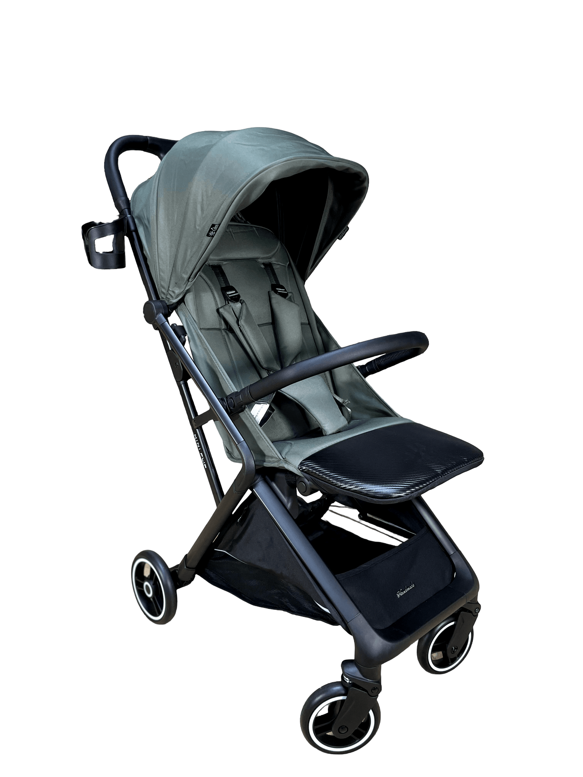 Cangaroo Strollers - Single Cangaroo Mini Flip Lightweight Compact Stroller Forest Green