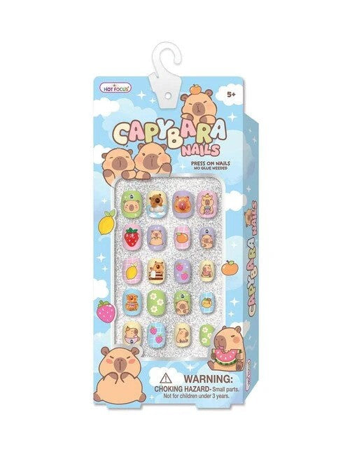 Hot Focus Capybara Press On Nails